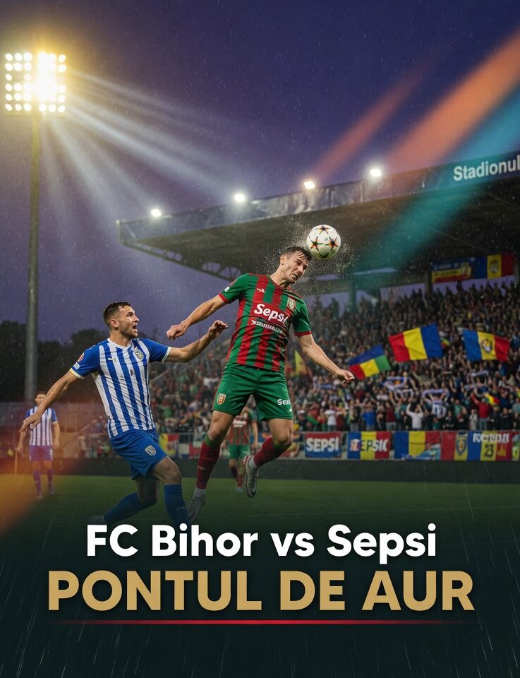 FC Bihor vs Sepsi: Pontul de Aur Liga 2 – De ce câștigă oaspeții!