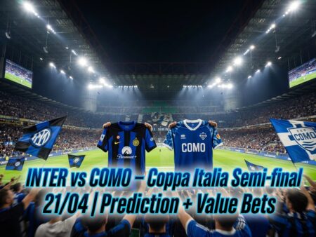 Inter vs Como – Predictie Semifinala Coppa Italia 21 aprilie 2026: Nerazzurri spre finală?